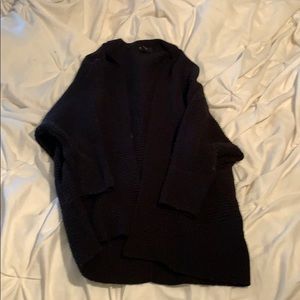 Forever 21 knitted black cardigan
